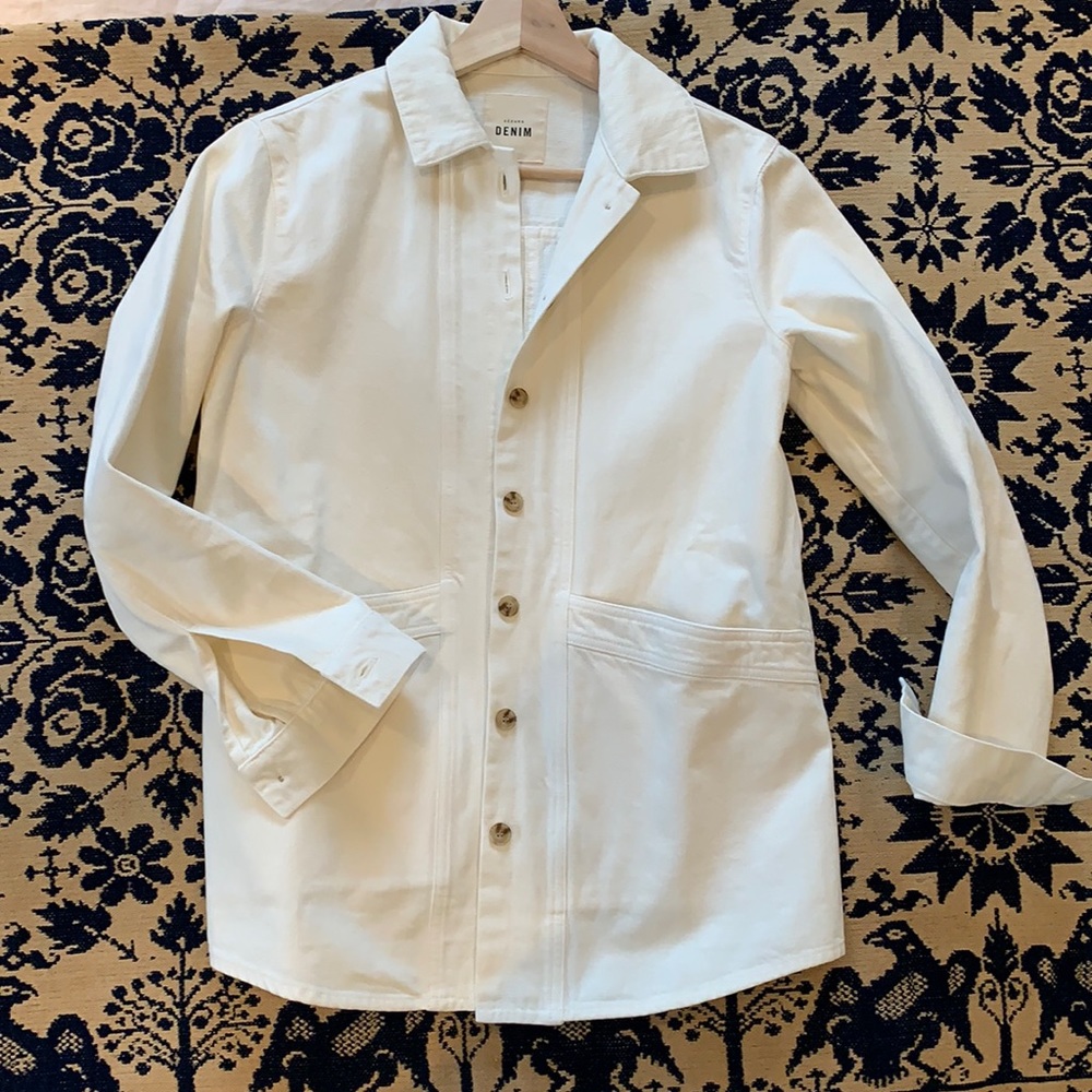 Adorable sezanne Will jacket / Chore jacket. Ecru. Sz xs. New!